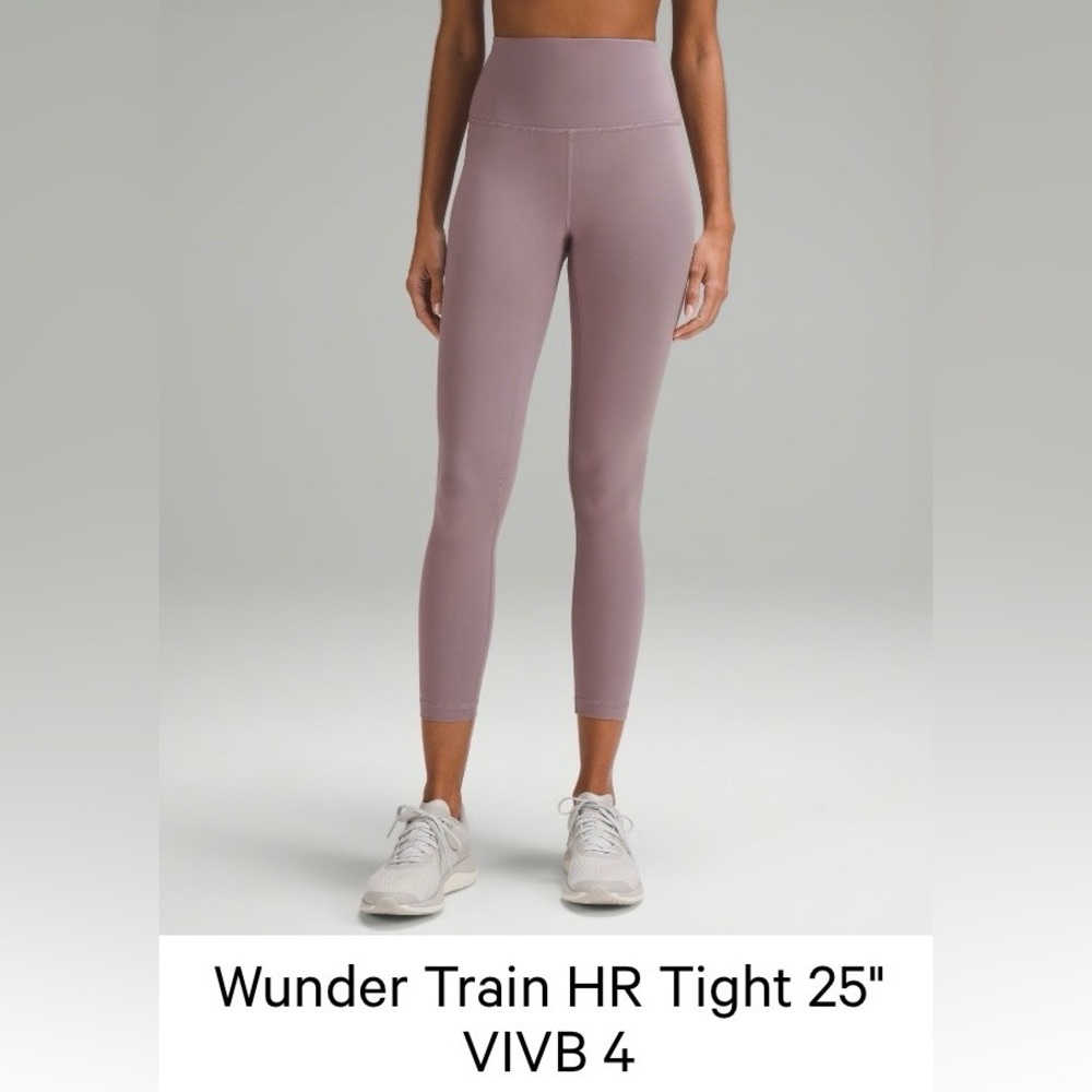 Lululemon wunder train HR leggings 25”
